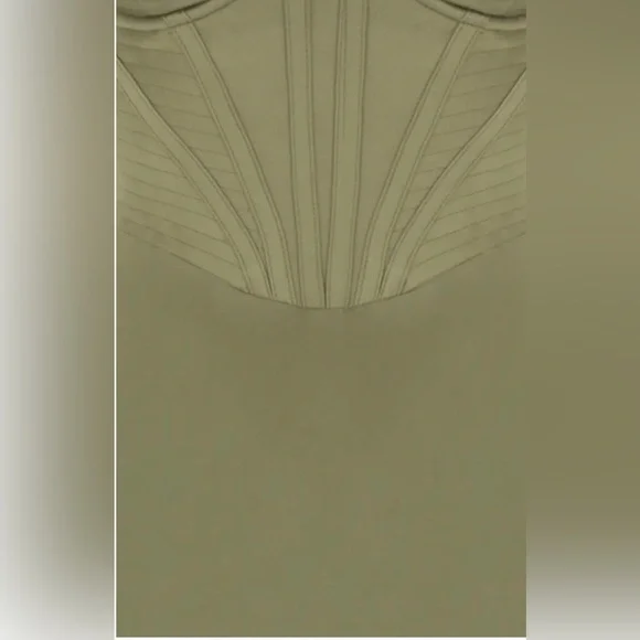 House of CB Olive Green Midi Dress - Picture 4 of 15